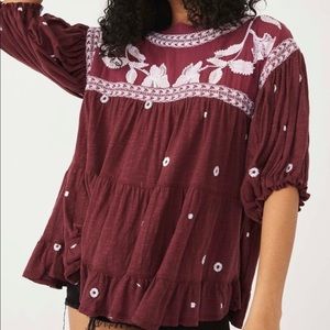 Free People Tunic/Sweet Raisin Combo 🎈NWT